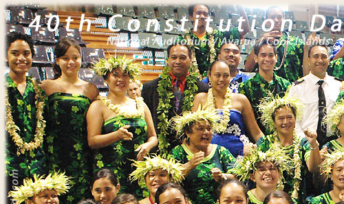 Te-Au-O-Tonga dance and music group - Cook Islands 40th Constitution Day - 4th August 2005