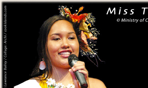 Jane Tou from Mitiaro / Miss tiare election 2005/06