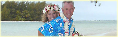 LeeAnn und Paul haben in 2001 am Muri Strand geheiratet / Foto: ?