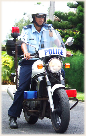 voted most beautyful police officer of the world by Sokala Villas webmaster (and archi has travelled the world extensivly)