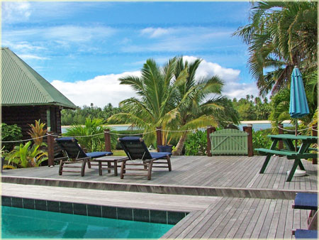 lagoon view villa with pool